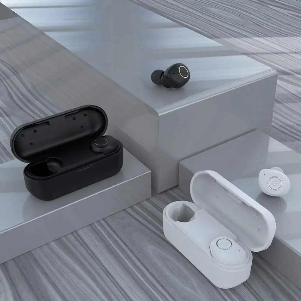 Размер Беспроводной наушники-вкладыши TWS Bluetooth 5,0 наушники с зарядный чехол водонепроницаемый хэндс-фри стерео наушники с микрофоном