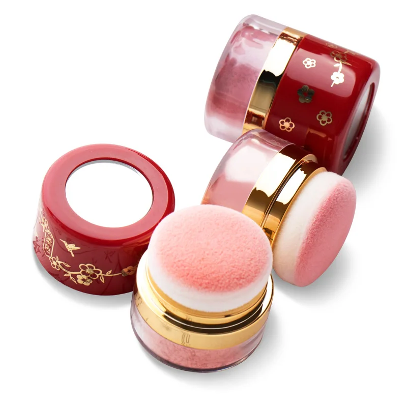 Blusher Powder Natural Cheek Rouge Face Powder Nude Makeup Brightening Complexion Repair Moisturizing Nourishing Powder Blusher Blush Powder Facial Blusher