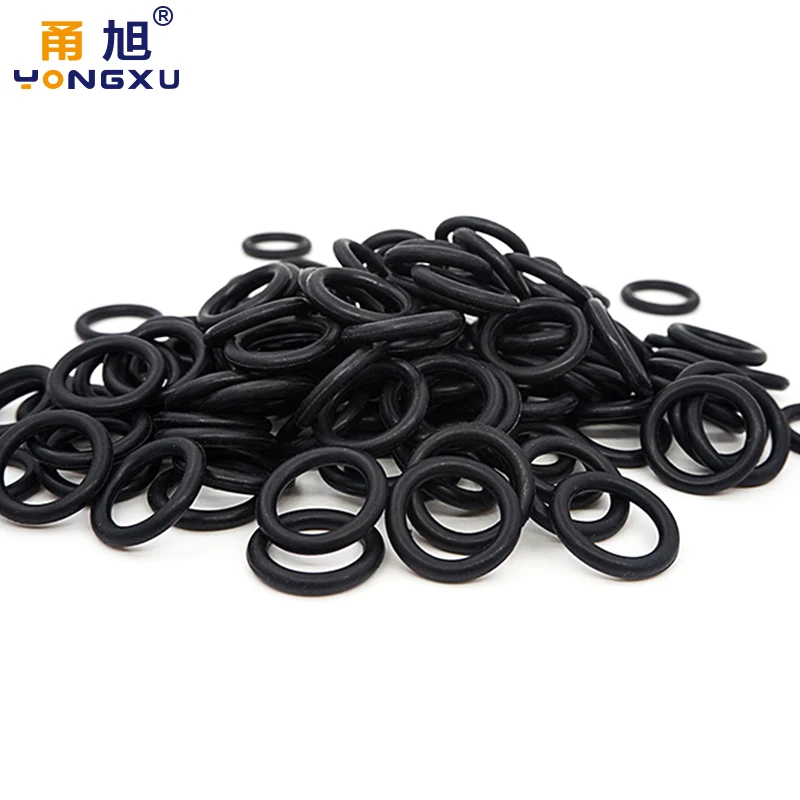 Rubber O Rings Silicone O Rings Sealing Gasket Keycap O Rings NBR O Ring Seal Gasket Thickness CS3.1mm OD10-190mm Wear Resistant Automobile Petrol Nitrile Rubber O-Ring