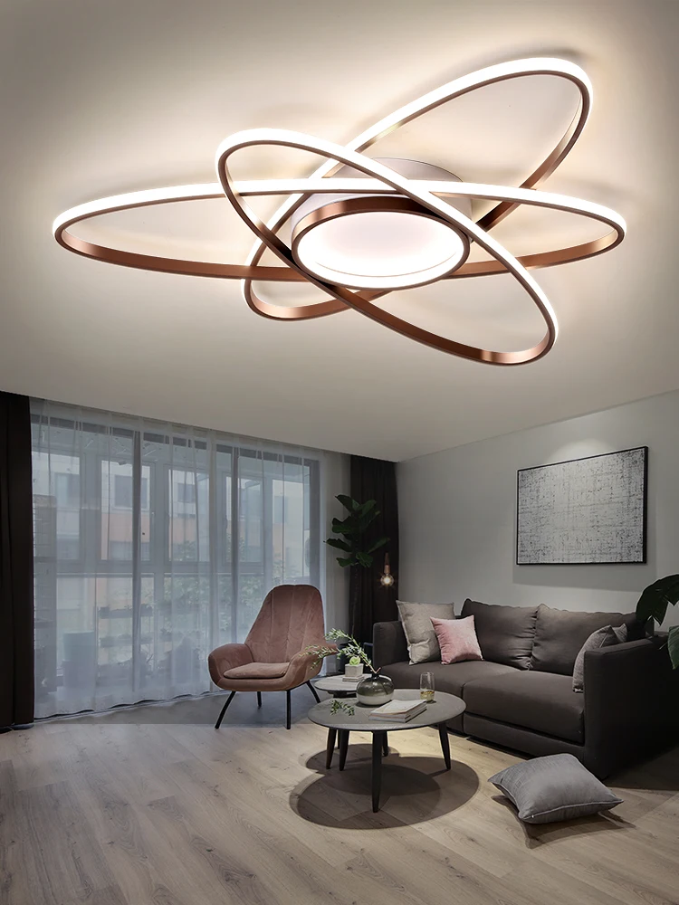 

Modern Ceiling Chandelier For Living Room Nordic Bedroom Chandelier Remote Controlling LED Light Fixture Indoor Lighting
