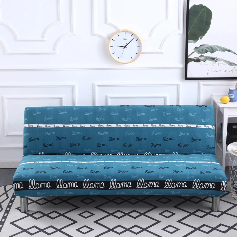 Leaves sofa All-inclusive Folding Soft Sofa Bed Cover No Armrest Slip-resistant Couch Cover Stretch Slipcover Sofa Cover Single