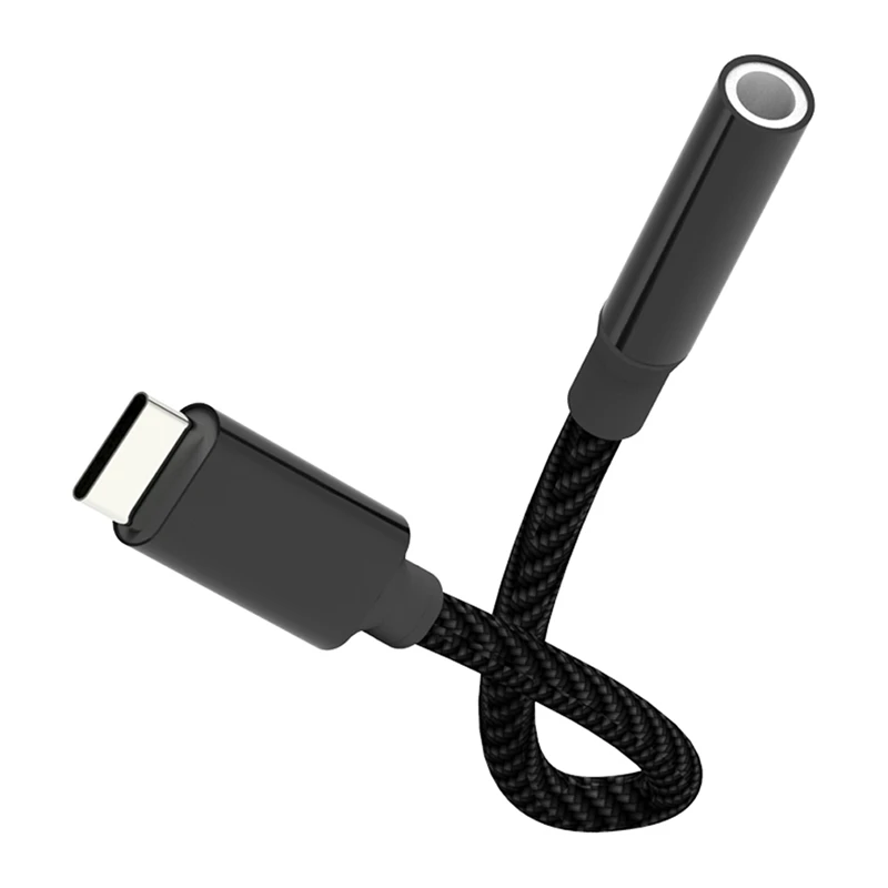 Кабель Переходник USB C на 3 5 мм разъем для наушников Hi Fi ЦАП чип USBC Тип к разъему TRRS