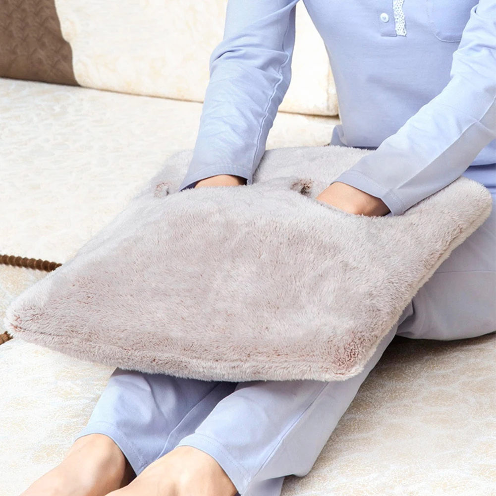 

Unisex Office Electric Long Plush Home Feet Warmer Non Slip Pad Heating Mat Professional Floor Practical Winter Carpet