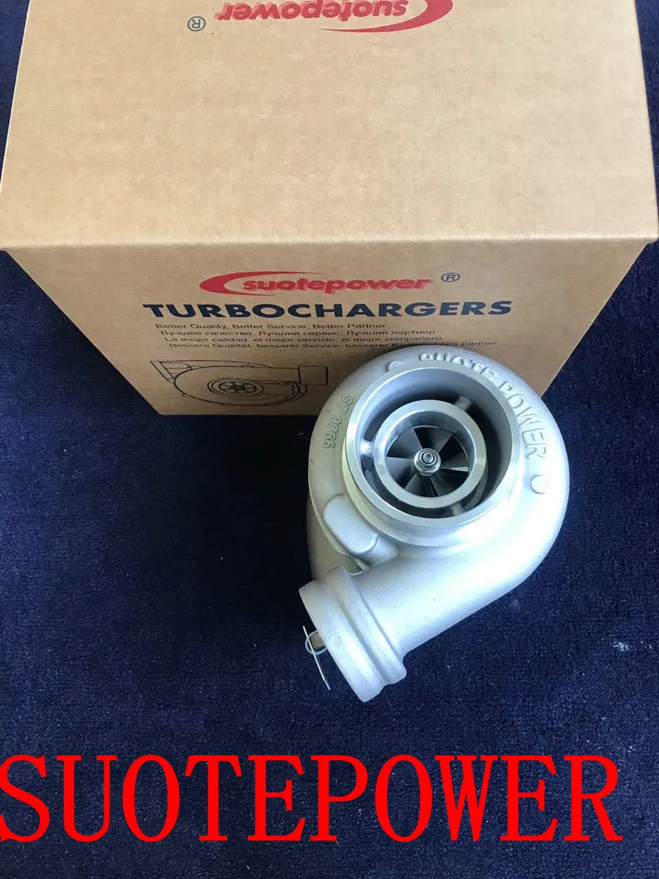 P/N 9600-0401-0001 Замена Suotepower Турбокомпрессор S100 318279 318281 318166 04258025KZ турбо для двигателя Ford Deutz BF4M2012