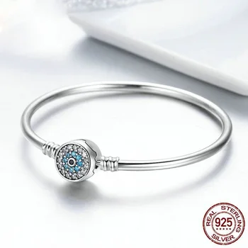 

silver jewelry 925 sterling silver charms women bracelets bangles