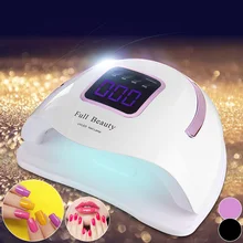 72 Вт светодиодный Сушилка для ногтей УФ-лампа Гель-лак для ногтей быстроотверждаемый светильник с таймером для салона 10S 30S 60S 99S безболезненный режим 36 шт. светодиодный светильник
