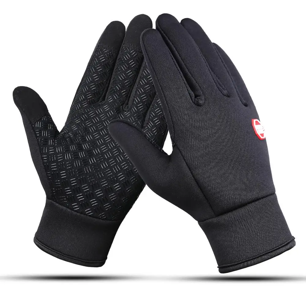 Hot Sale Sports Running Warm Touch Screen Gym Fitness Full Finger Hiking Gloves For Men Women