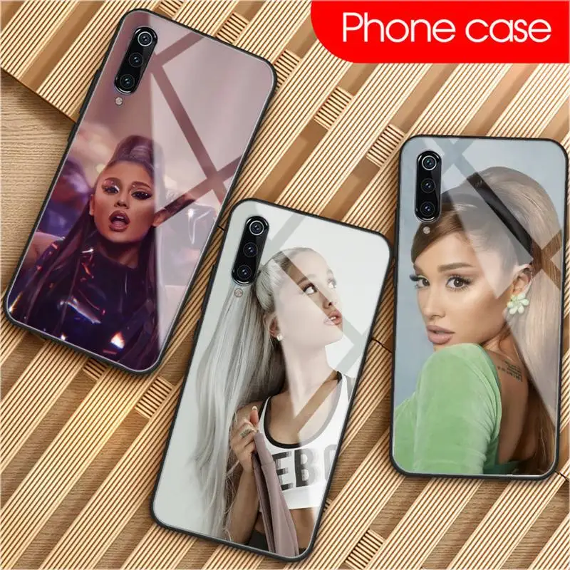 ZUOHC Ariana Grandes Phone Case For Xiaomi Mi 6 8 8Lite For Redmi 6 Note7 5 Phone Case Glass
