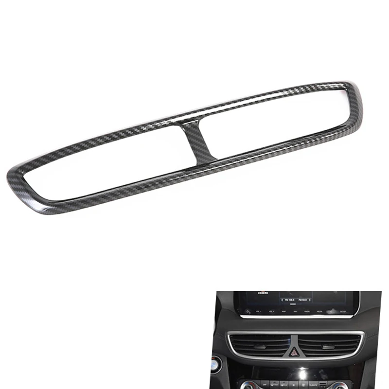Car Center Console Air Conditioning Outlet Frame Cover Trim for Hyundai Tucson 2015-2020 Carbon Fiber | Автомобили и мотоциклы