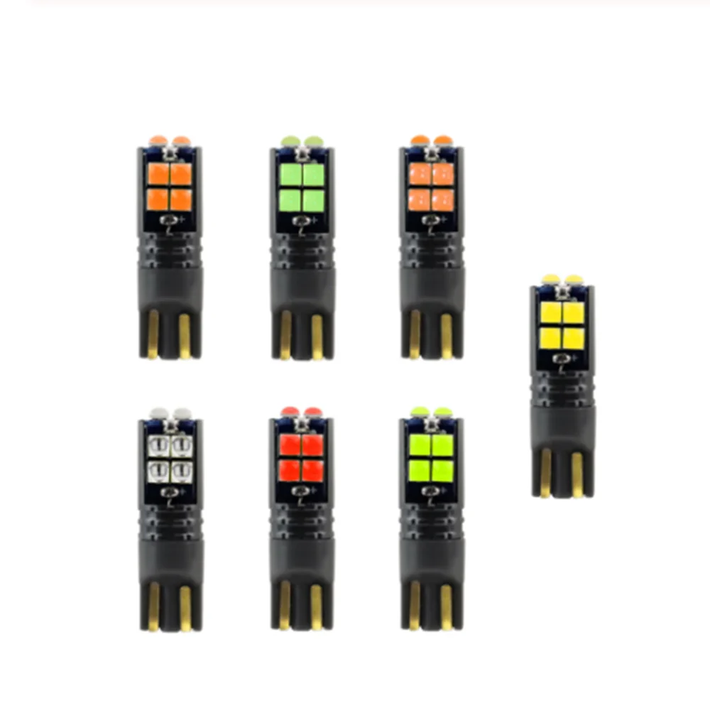 10 шт. W5W T10 светодиодный Canbus 3030 10SMD Автомобильный светодиодный просвет светильник Интерьер светильник 194 168 Авто клиновидный купол для чтения настольная лампа лампочка 12V