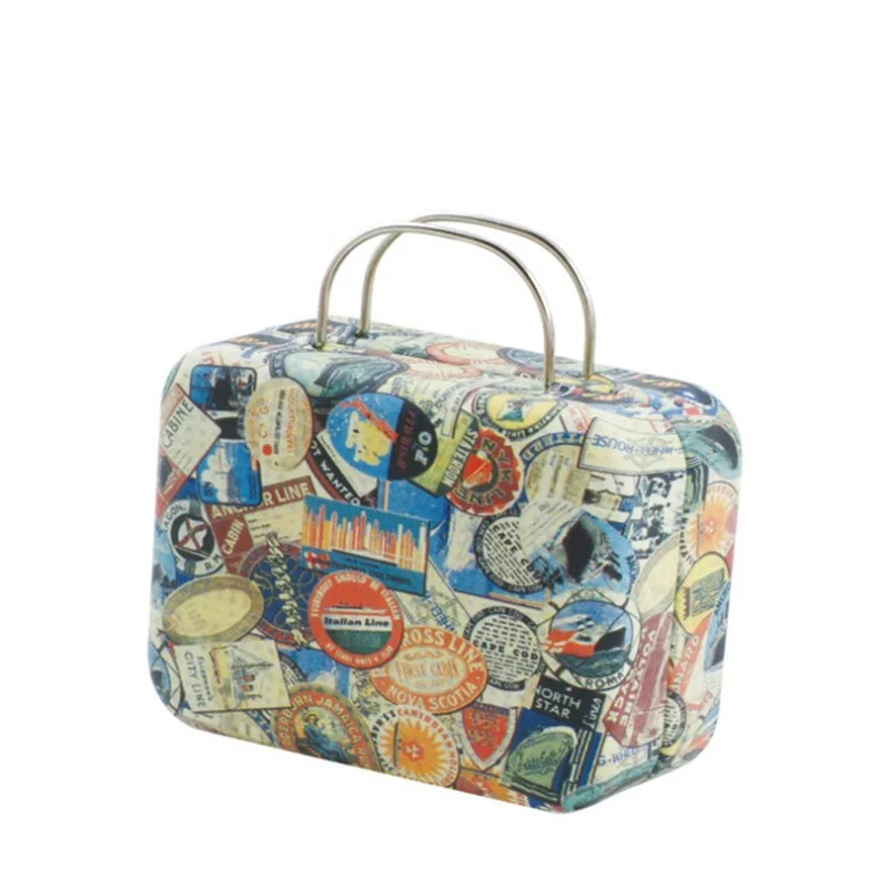 1 шт. 1/6 кукольные сумки кукольный домик Миниатюрный металлический на багажник сумка чемодан для Blyth, Licca, Momoko, Barbies, Bjd, Pullip аксессуары для кукольных сумок - Цвет: style6