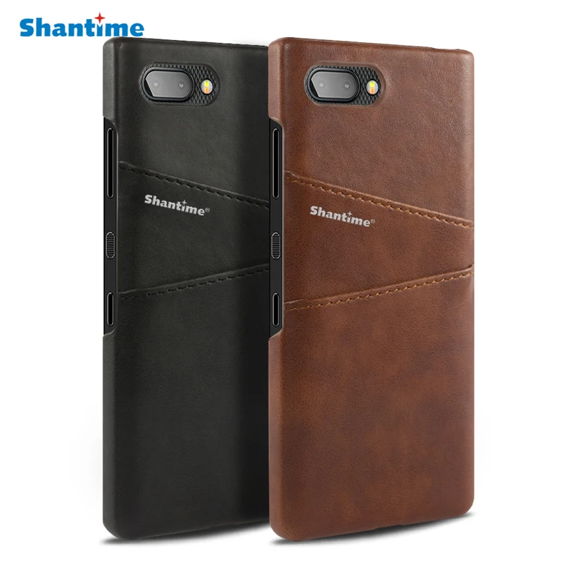 Роскошная Обложка на заднюю панель из искусственной кожи для BlackBerry Key2 чехол в