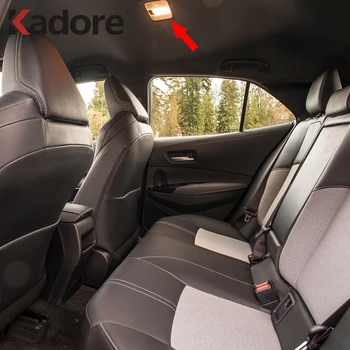 

For Toyota Corolla 2019 2020 Hatchback ABS Matte Interior Reading Lamp Cover Trim Roof Read Lights Frame Decoration Accessories