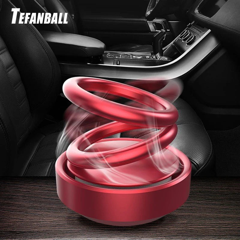 

Car Double Loop Rotary Suspension Dashboard Perfume Seat Air Freshener Auto Aromatherapy Diffuser Interior Decor Car Accessories