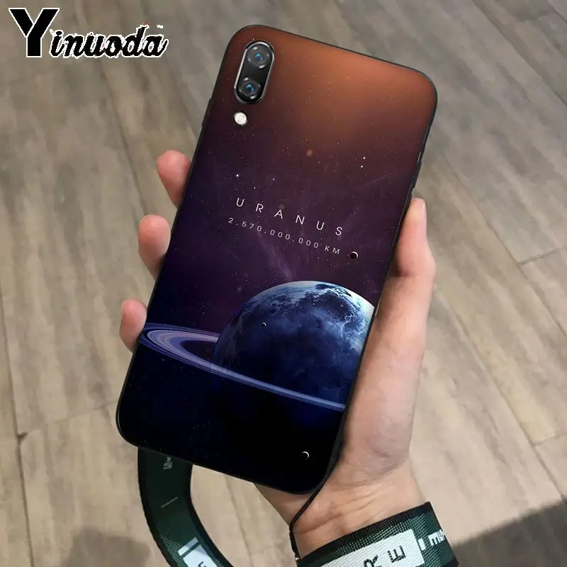 Чехол для телефона Yinuoda с космической Солнечной системой планетами Earth Mars Huawei P10
