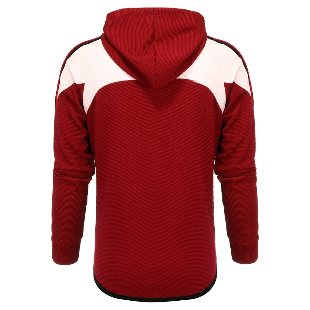 Vogue Mens Autumn Gradient Zipper Print Sweatshirt Top Pants Sets Sport Suit Tracksuit