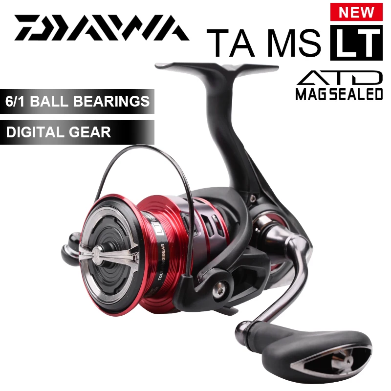 

DAIWA TA MS LT Fishing Spinning Reels 1000/2000/2500/3000-C/4000-C/5000-C/6000 6+1BB Gear Ratio 5.1:1/5.2:1/5.3:1 Reel Fishing