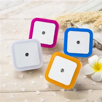 

Mini Novelty Square Bedroom lamp Mini Sensor Night Light Control Night Light For Baby Gift Romantic Night Lights EU US Plug