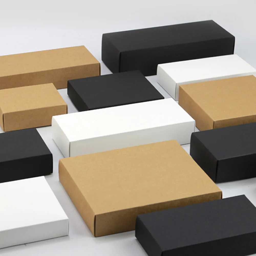 Натуральная коричневая крафт бумага упаковочная коробка Cajas de Картонная Коробка