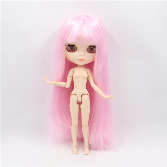 ICY factory шарнирная кукла blyth toy joint body белая кожа блестящее лицо 30 см 1/6 распродажа специальное предложение - Цвет: only nude doll