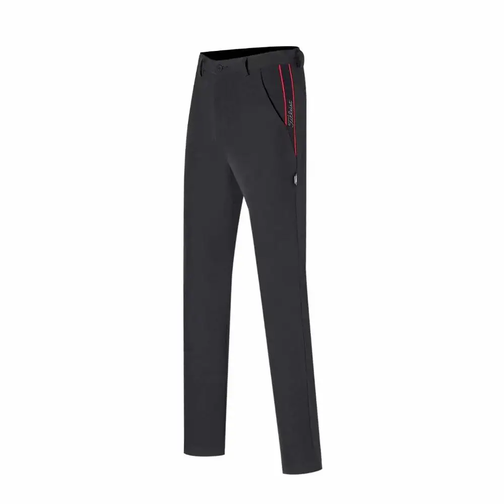 Мужские штаны для гольфа, спортивные брюки, Осенние универсальные корейские тонкие длинные штаны, весенняя одежда для гольфа, 3 цвета, мужские Брендовые брюки - Цвет: black