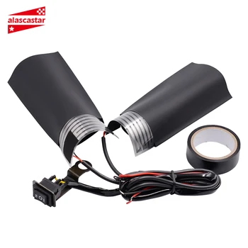 

Winter Motorcycle Heated Handle Sleeve Intelligent Independent Switch Three-speed Temperature Control Heating Handle Sleeve #