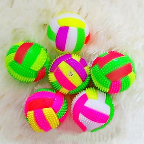 Случайный цвет Детский Светильник для волейбола прыгающие звуковые шары светящиеся игрушки для детей мигающие вечерние подарки Buauty