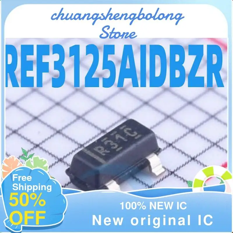 

Новый оригинальный IC, 5 шт., REF3125AIDBZR SOT-23-3 R31C 100 мкА