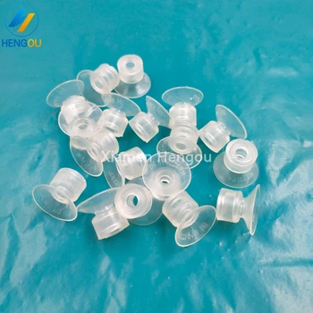 

100 pcs printer parts rubber cup hengoucn martini rubber sucker for delivery sucker 21x14x16mm