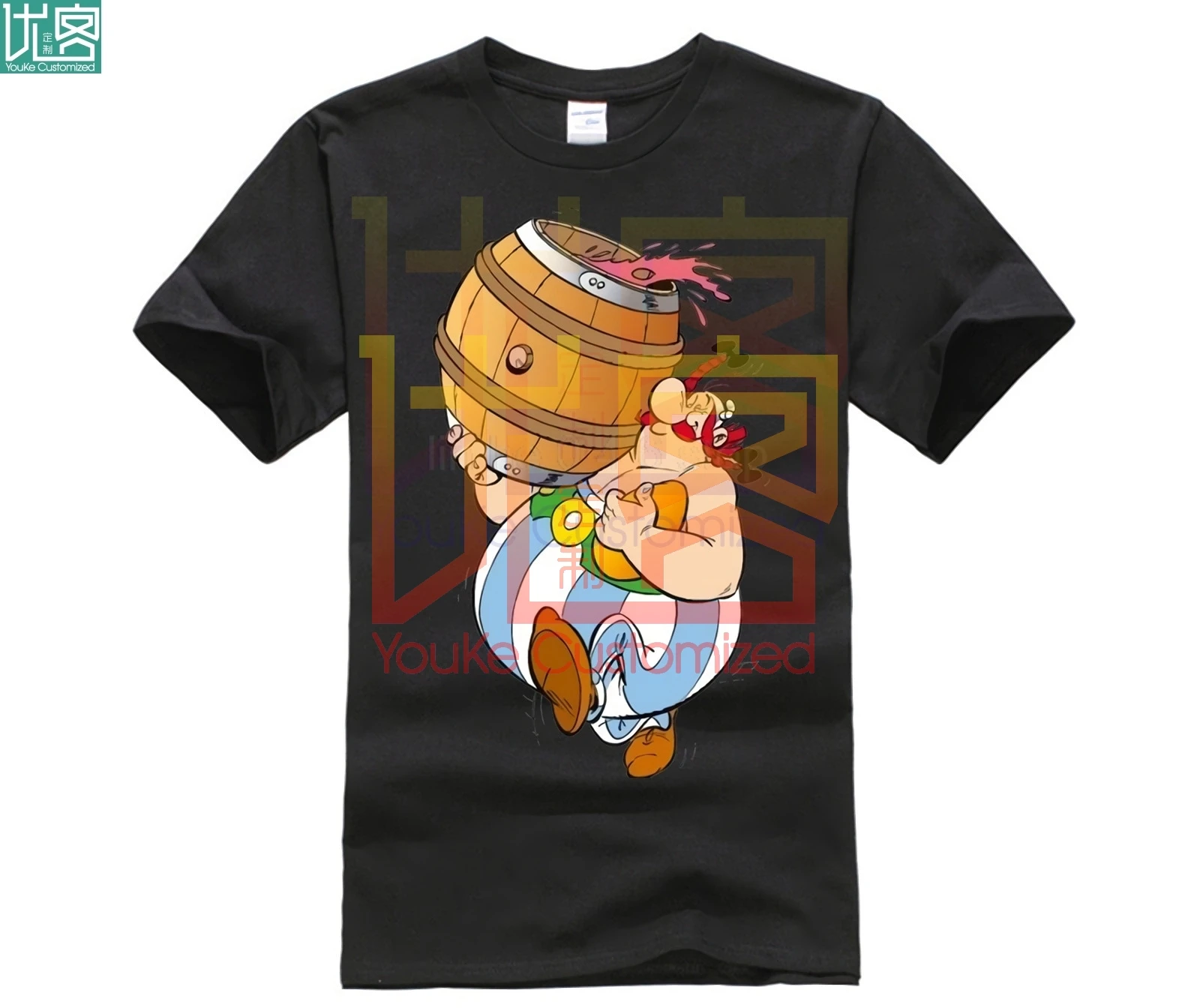 Футболка с коротким рукавом для мужчин Asterix &amp Obelix | Мужская одежда