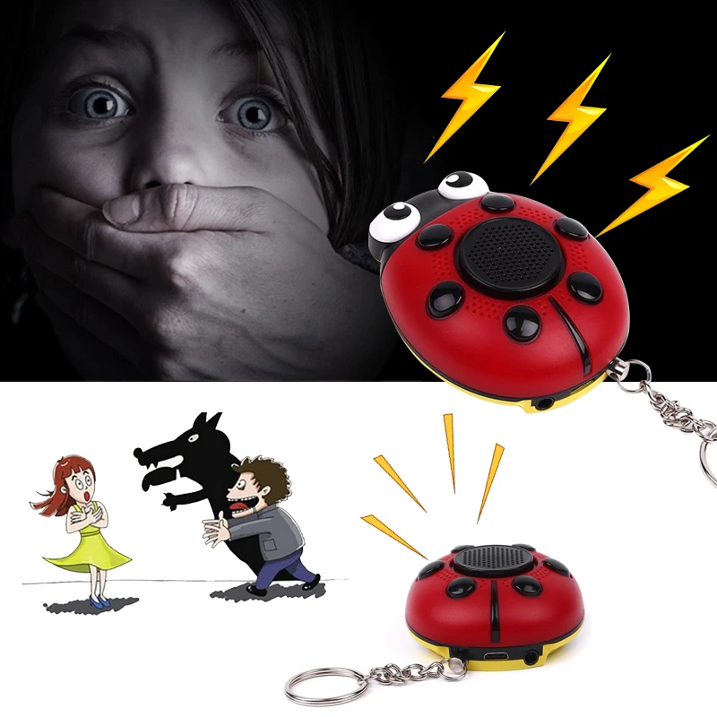 

giantree 130db Anti Lost alarm Wolf Self Defense Alarm Security Mini Keychain Amergency Girl Anti Attack Durable Voice alarm
