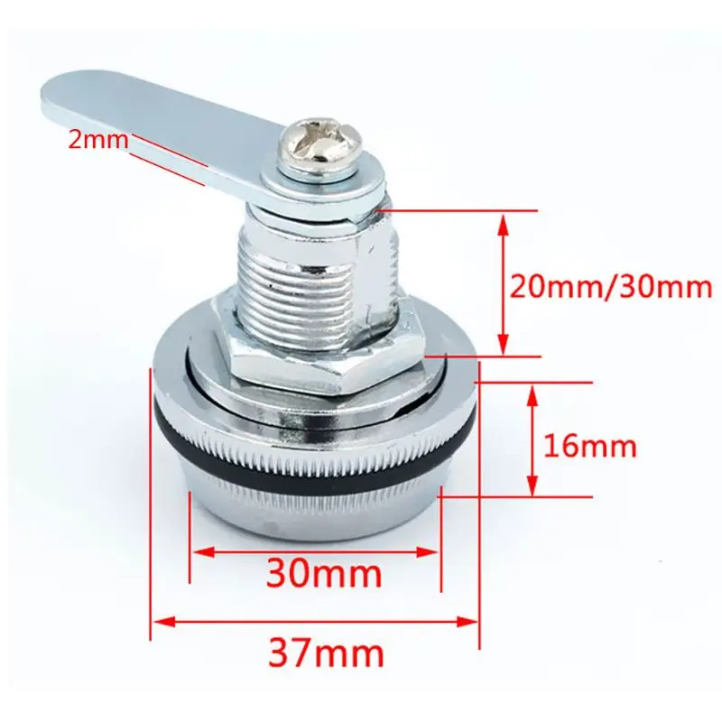 3-Digit Combination Mailbox Lock for Cabinet Drawer combination padlock drawer lock
