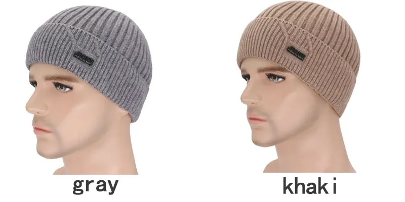 inverno para homens gorro de malha gorro