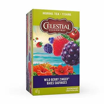 

Celestial Seasonings Wild Berry Zinger 47 g - Lot de 6
