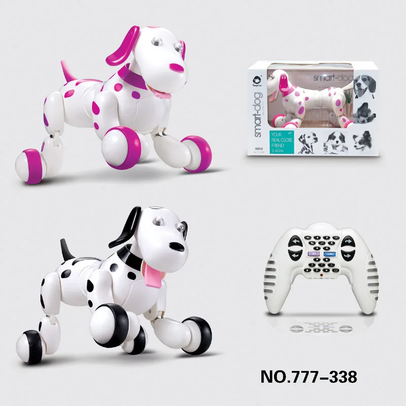 Golden Light 777-338 Intelligent Robot Dog 2.4G Wireless Remote Control Dog Smart Programmable Electric Educational