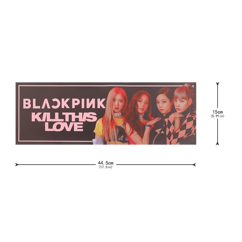 1 шт. Kpop BLACKPINK концертная поддержка ручной баннер ткань повесить плакат для поклонников коллекция подарок