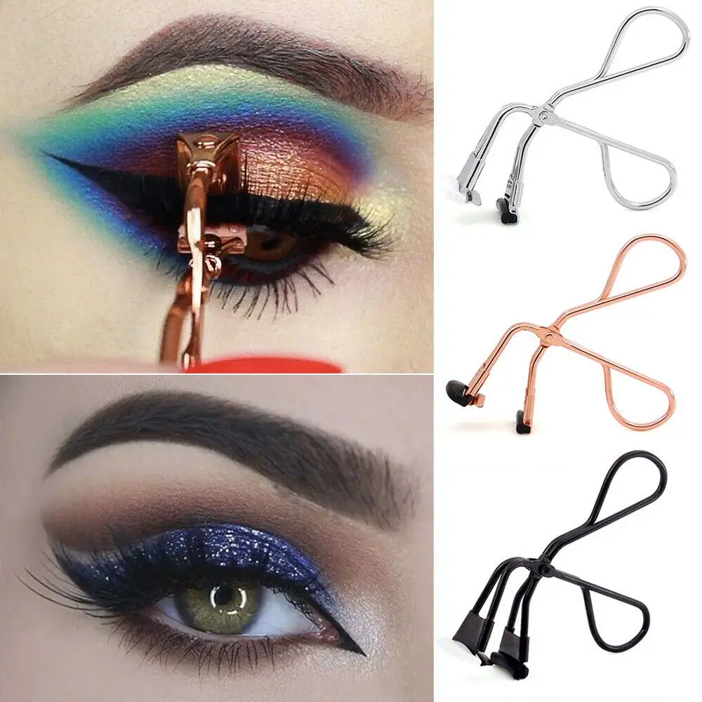 

1pcs False Eyelashes Clip Tweezers Eye Lash Grips Curling Eyelash Curler Applicator Beauty Makeup Cosmetic Tool Eyelash Clip
