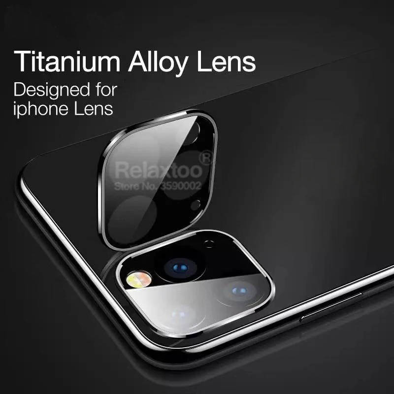 Защитное стекло для iPhone 11 Pro X XS Max кольцо для объектива камеры Защита экрана для Apple iPhone11 Pro Max Алюминиевый Чехол