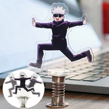 Аниме Jujutsu Kaisen Gojou встряхивание фигурка Стойка Модель тарелка украшение стола милый встряхивание акриловый стоячий знак игрушки фанаты подарки Аниме Jujutsu Kaisen Gojou встряхивание фигурка Стойка Модель тарелка украшение стола милый встряхивание акриловый стоячий знак игрушки фанаты подарки