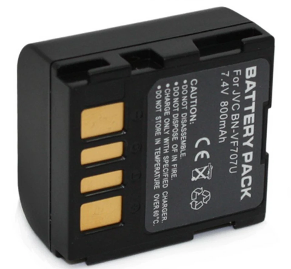 JVC GZ-D Series Chargeur AccuCell Adaptée à JVC BN-VF707, BN-VF714, BN-VF733 | APLBNVF707 JVC GR-D GR-DF GZ-MG
