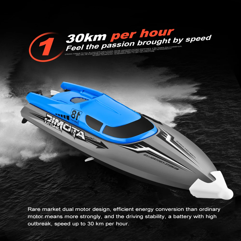 Details about   RC Boat Radio Controlled Motor Boat 20km/H Speed Gifts Strong Power US SHIP D4K5 