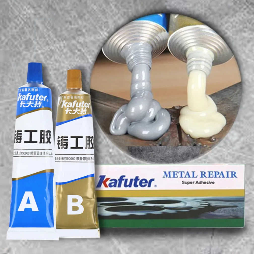 

Industrial Heat Resistance Cold Weld Metal Repair Paste A&B Adhesive Gel