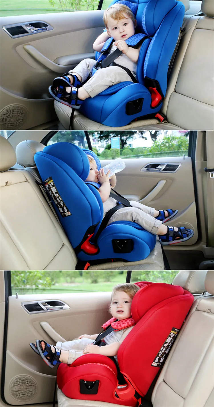 Китайская дешевая цена портативное уплотненное расширяющееся удобное мягкое тканевое автомобильное детское безопасное сиденье