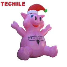 Надувная модель Свинья для открытия ресторана рекламы свиньи дисплей