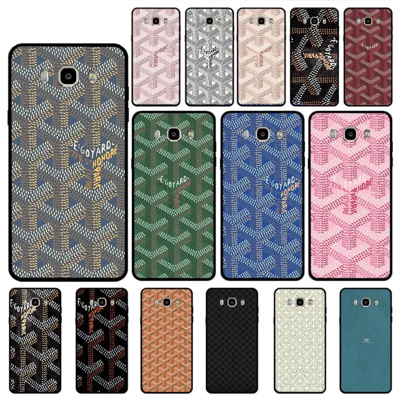 

Goyard Design Colourful Style Case Luxury For Samsung Galaxy S3 S4 S5 S6 S7 Edge S8 Plus S9 Telephone Accessories