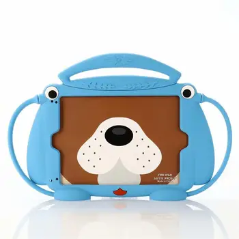 

Kids Safe Silicone Tablet Case for IPad 2017 9.7 Ipad 5 6 Air 1 2 Pro 9.7 Inch Shockproof Washable Carry Stand Cover Funda+pen