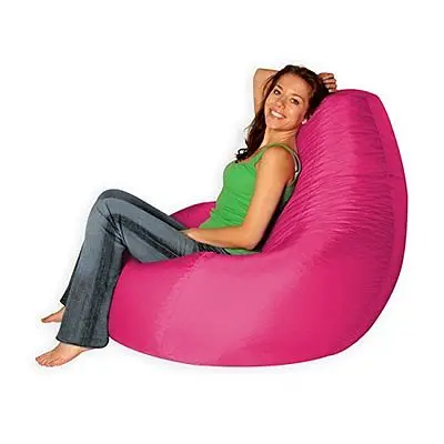 Перламутр дизайн мешок фасоли, водонепроницаемый открытый beanbag диван-кровати, портативные стулья для мебели бобов - Цвет: hot pink