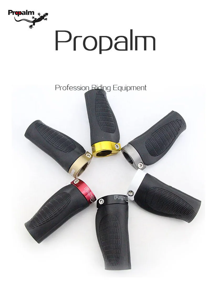 Propalm, 1 пара, 22,2 мм, велосипедная короткая рукоятка для Brompton, складная велосипедная резиновая рукоятка на руль, 7 цветов