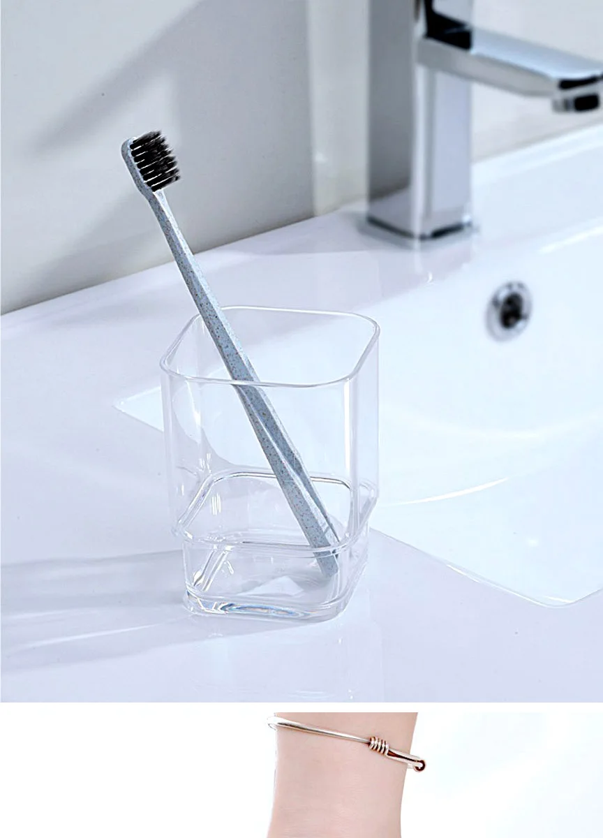 Черная настенная подставка для зубных щеток, установленный держатель чашки для зубной щетки, латунь, стеклянные кружки, зубная щетка, стекло, AYP0023