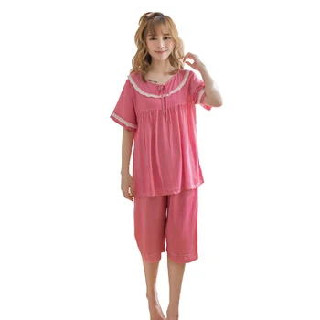 

GOGONI 2020 New Arrivals Women Pajama Set 2 Piece Set Women Summer Sleepwear Set Breathable Short Pant